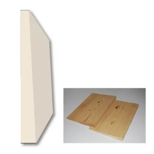 Bevel Lap Siding. Bevel Lap Siding - Beige diagram of a beveled lap siding profile at left and two natural wood siding boards with visible grain at right, with the labels “Bevel Lap Siding” and “TW629” beneath.