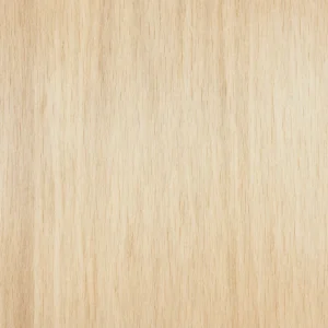 Hickory Plywood Smooth light wood panel with subtle vertical grain patterns and pale beige color variations.