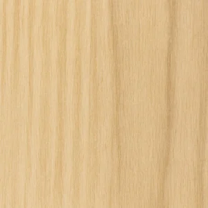 White Oak Plywood Light natural wood surface with subtle vertical grain lines and a smooth, even texture.